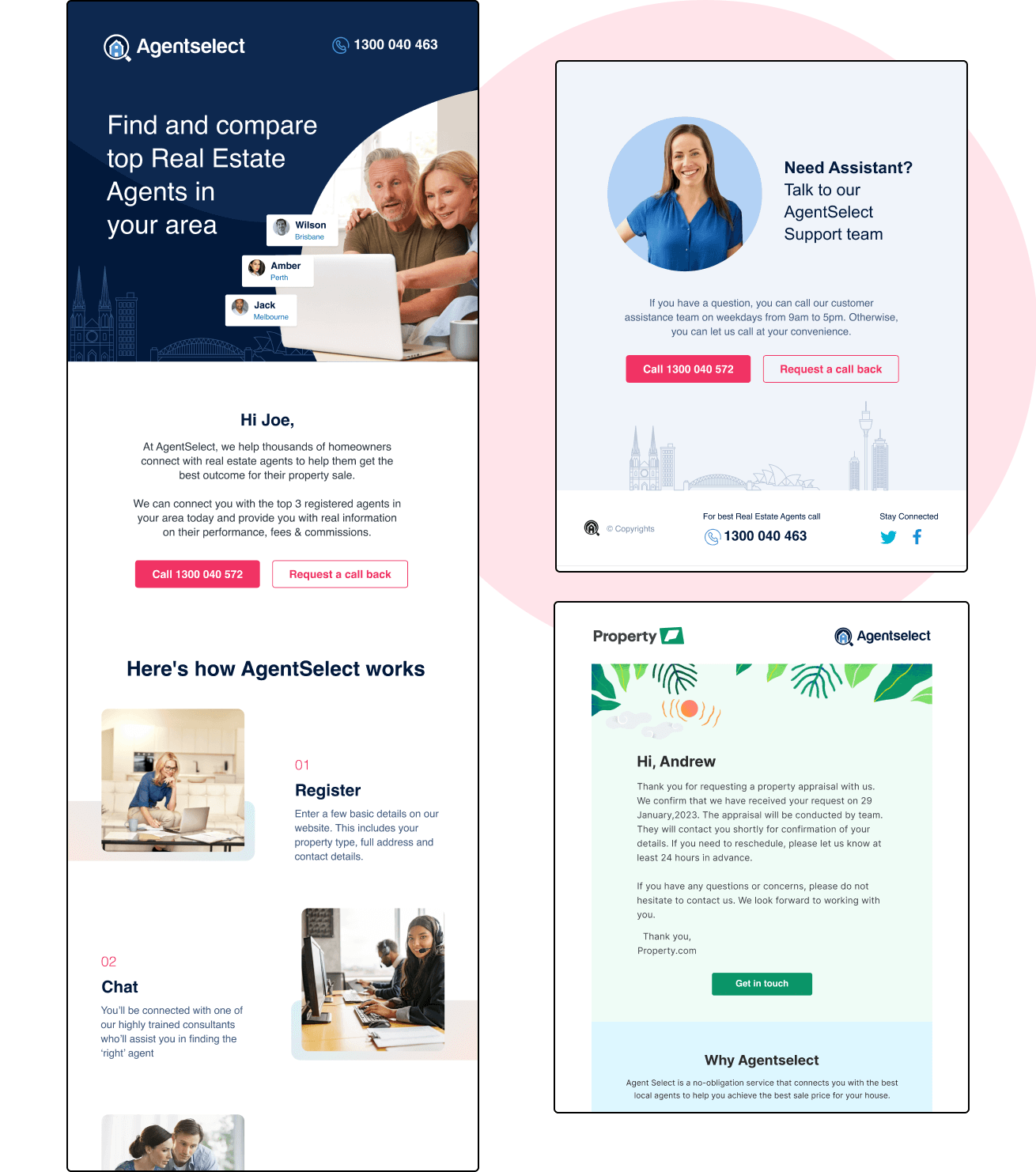 Portfolio Image of Newsletter and Emails designed For a client by UXTeam