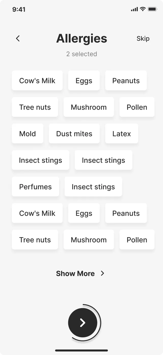 health-wireframe-allergies