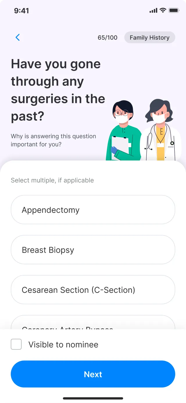 health-visual - surgeries-question